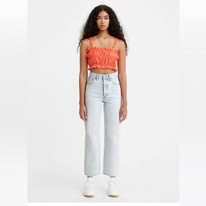 Levi’s Ribcage ankle straight in Ojai shore Sz 30